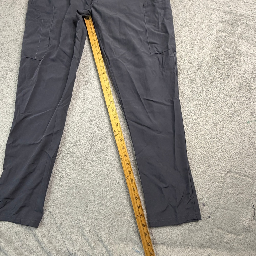 NWT New York Laundry +MEDics Womens Scrub Set Gray V-Neck Top Cargo Pants Large - Picture 9 of 14